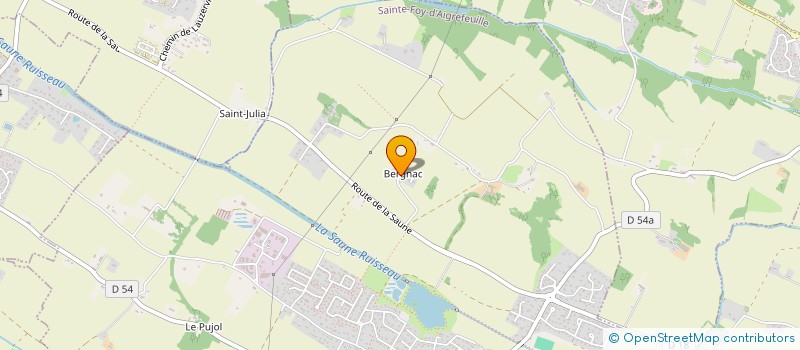 localisation de l'entreprise MS COM à SAINTE-FOY-D'AIGREFEUILLE