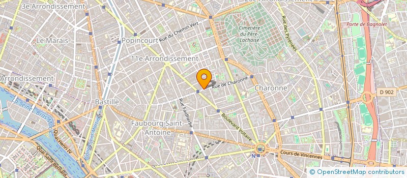localisation de l'entreprise MS COMPANY à PARIS