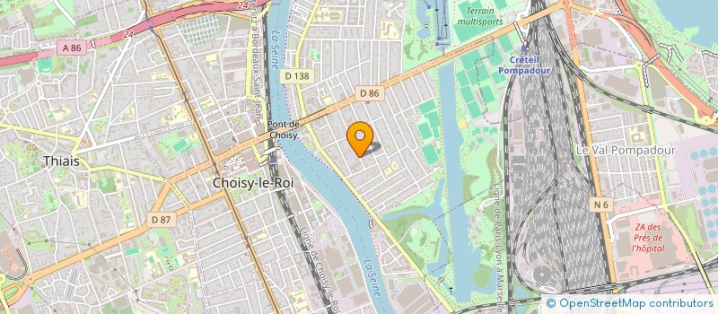 localisation de l'entreprise MS CONCEPT à CHOISY-LE-ROI