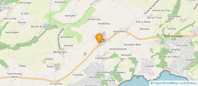 localisation de l'entreprise MS CONCEPT  PLOUGONVELIN