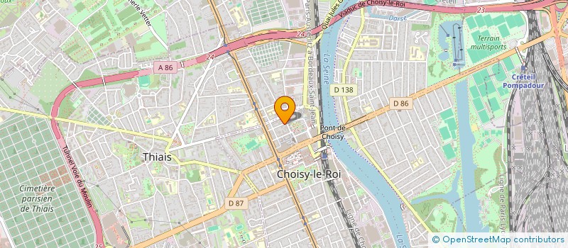 localisation de l'entreprise MS CONSEIL à CHOISY-LE-ROI