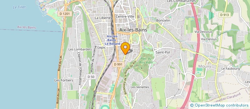localisation de l'entreprise MS CONSEIL à AIX-LES-BAINS