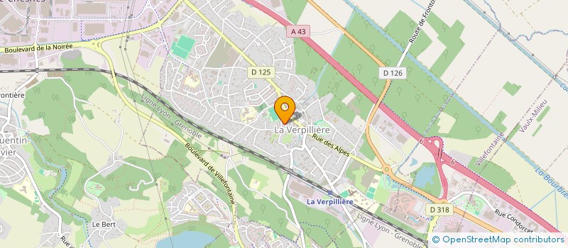 localisation de l'entreprise MS CONSEIL  LA VERPILLIERE