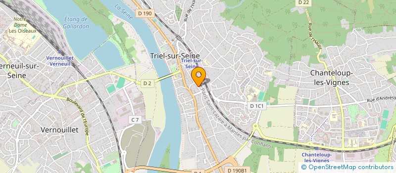 localisation de l'entreprise MS CONSEILS à TRIEL-SUR-SEINE