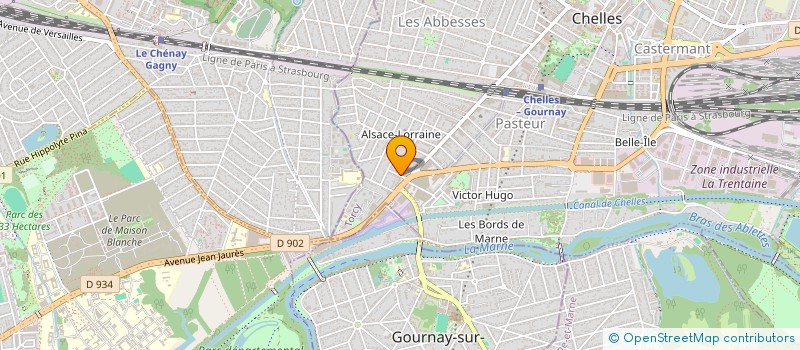 localisation de l'entreprise MS CONSEILS  CHELLES