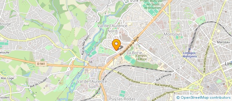 localisation de l'entreprise MS CONSEILS à LIMOGES