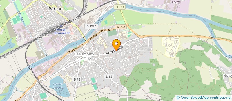 localisation de l'entreprise MS CONSEILS ASCENSEURS à BEAUMONT-SUR-OISE