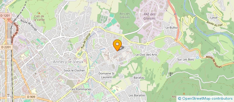 localisation de l'entreprise MS CONSEILS VOTRE RELAIS RH à ANNECY