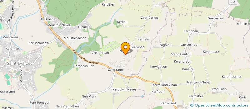 localisation de l'entreprise MS CONSORTS  SAINT-EVARZEC