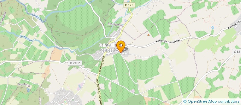 localisation de l'entreprise MS CONSTRUCTION  SAINT-HILAIRE-DE-BEAUVOIR