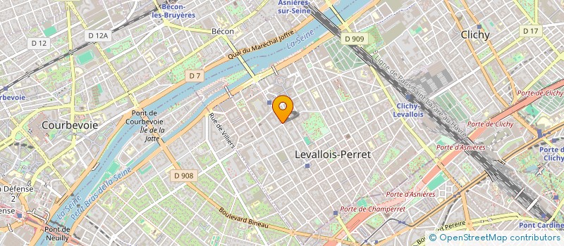 localisation de l'entreprise MS CONSTRUCTION à LEVALLOIS-PERRET