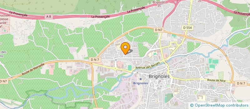 localisation de l'entreprise MS CONSTRUCTION  BRIGNOLES