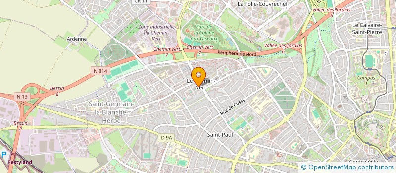 localisation de l'entreprise MS CONSTRUCTION à CAEN