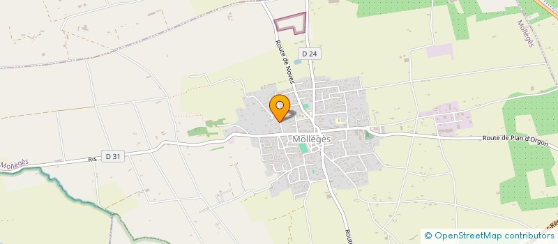 localisation de l'entreprise MS CONSTRUCTION  MOLLEGES