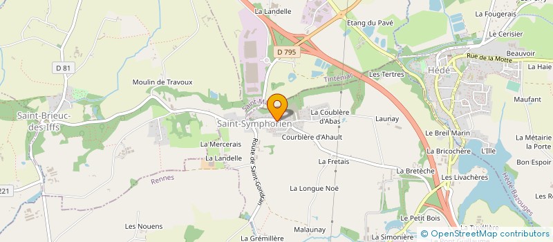 localisation de l'entreprise MS CONSTRUCTION à SAINT-SYMPHORIEN