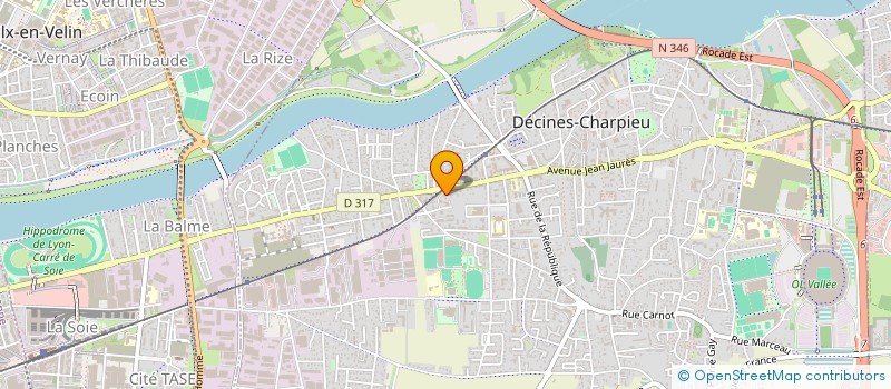 localisation de l'entreprise MS CONSTRUCTION  DECINES-CHARPIEU