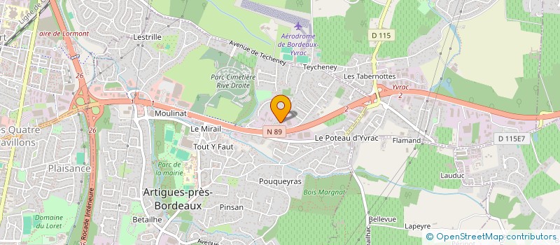 localisation de l'entreprise MS CONSTRUCTION  ARTIGUES-PRES-BORDEAUX