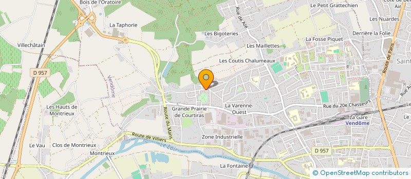 localisation de l'entreprise MS CONSTRUCTION à VENDOME