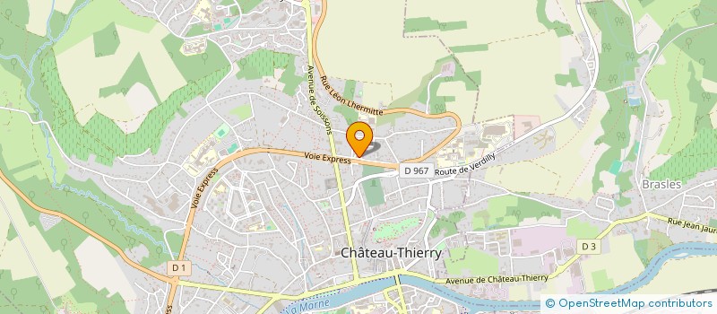 localisation de l'entreprise MS CONSULT  CHATEAU-THIERRY