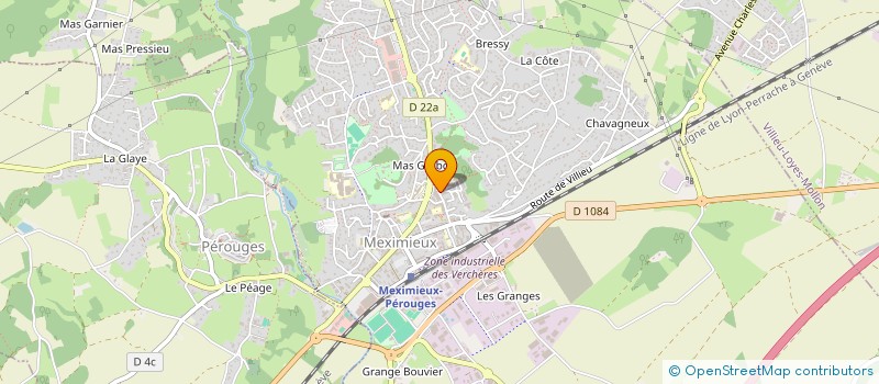 localisation de l'entreprise MS CONSULTING à MEXIMIEUX