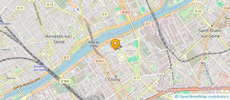 localisation de l'entreprise MS CONSULTING à CLICHY
