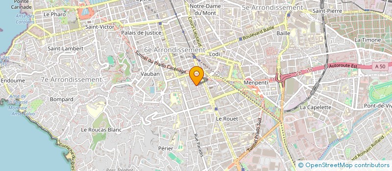 localisation de l'entreprise MS CONSULTING  MARSEILLE