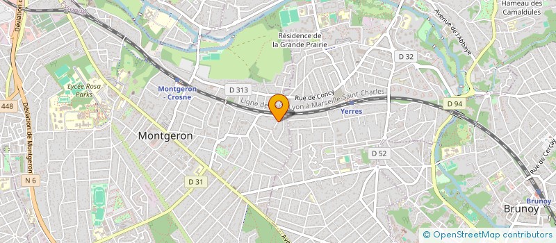 localisation de l'entreprise MS CONSULTING COURTAGE à MONTGERON