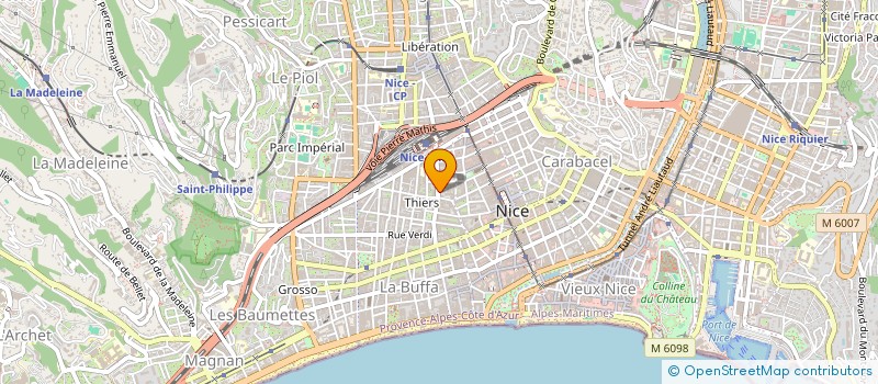 localisation de l'entreprise MS CONTACT  NICE