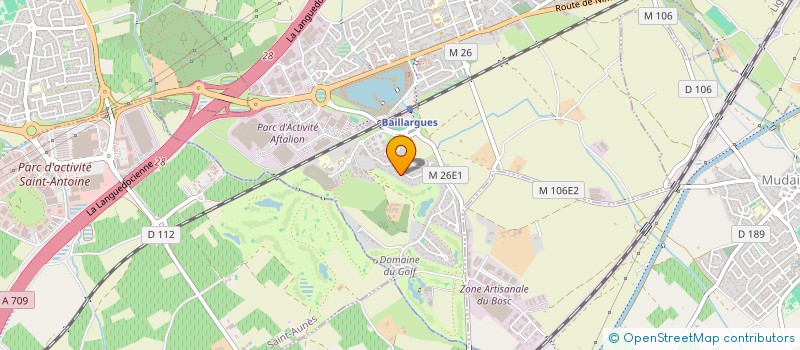 localisation de l'entreprise MS COSMETIQUE à BAILLARGUES