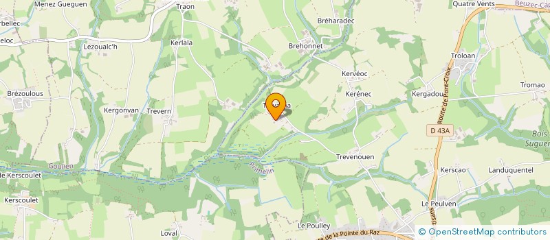 localisation de l'entreprise MS COUVERTURE ZINGUERIE  AUDIERNE