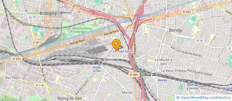localisation de l'entreprise MS CREATIONS à NOISY-LE-SEC