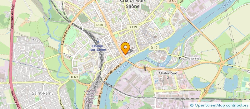 localisation de l'entreprise MS CUISINES CREATION à CHALON-SUR-SAONE