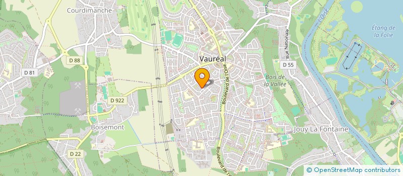 localisation de l'entreprise MS CVC  VAUREAL