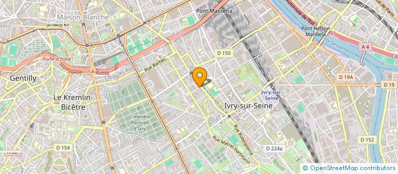 localisation de l'entreprise MS DALLES à IVRY-SUR-SEINE