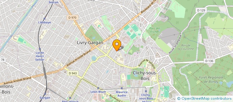 localisation de l'entreprise MS DECO à LIVRY-GARGAN