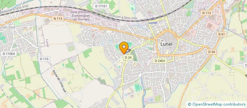 localisation de l'entreprise MS DECONTA à LUNEL