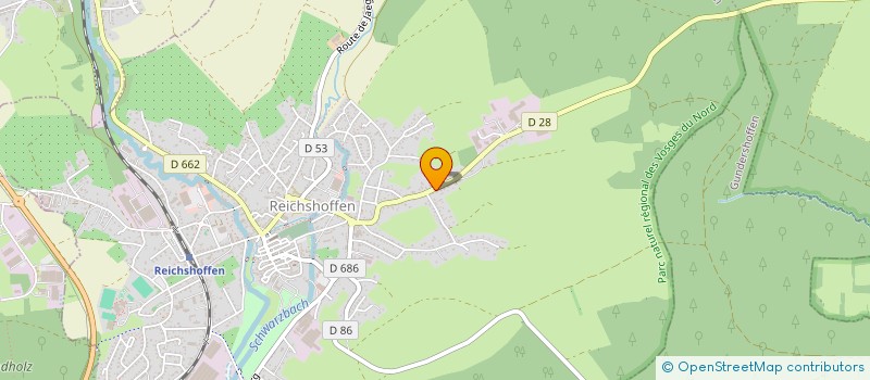 localisation de l'entreprise MS DECOR  REICHSHOFFEN