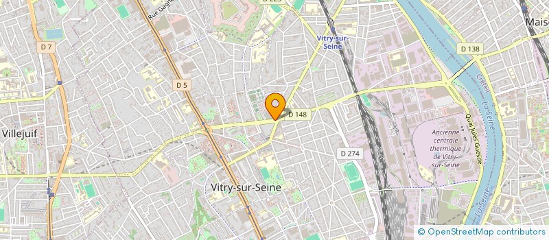 localisation de l'entreprise MS DECORATION à VITRY-SUR-SEINE