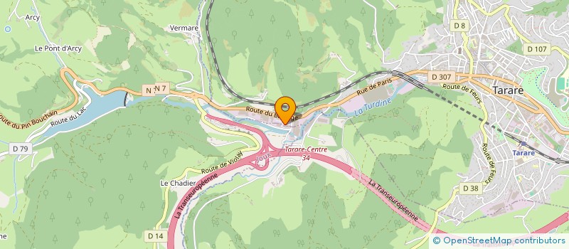 localisation de l'entreprise MS DESIGN  TARARE