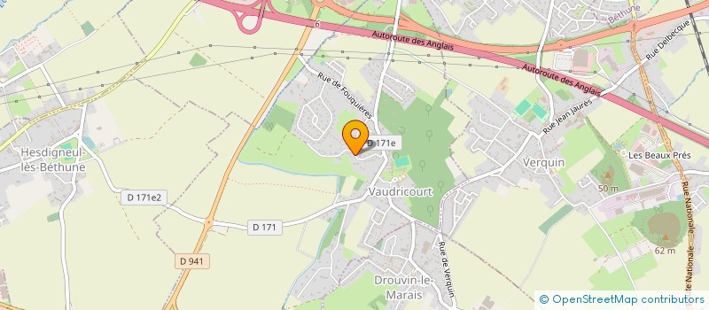 localisation de l'entreprise MS DESIGN  VAUDRICOURT