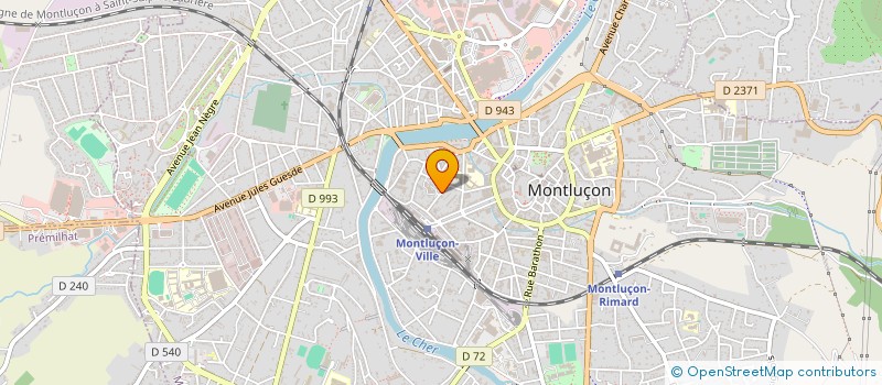 localisation de l'entreprise MS DEVELOPPEMENT  MONTLUCON