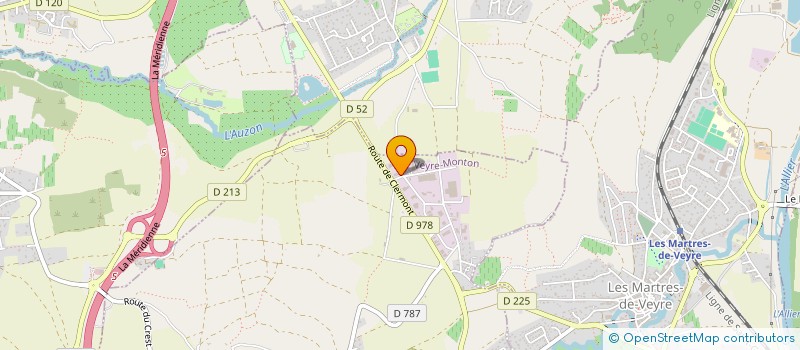 localisation de l'entreprise MS DEVELOPPEMENT ET PARTICIPATIONS  VEYRE-MONTON