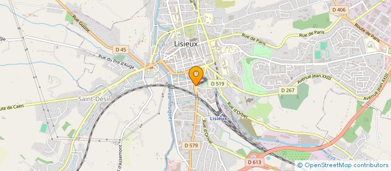 localisation de l'entreprise MS DIAG à LISIEUX
