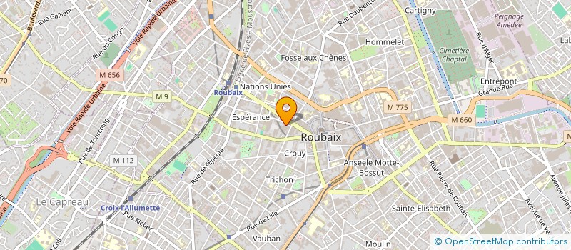 localisation de l'entreprise MS DIGITAL à ROUBAIX