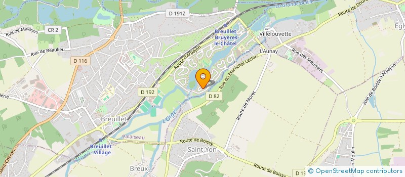 localisation de l'entreprise MS DINIC à BREUILLET