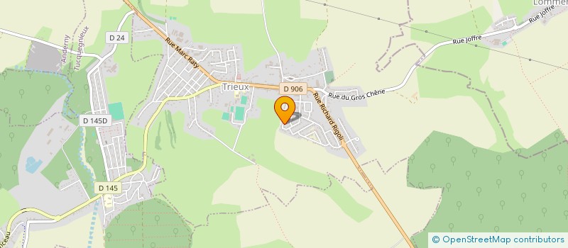 localisation de l'entreprise MS DISTRIBUTION  TRIEUX