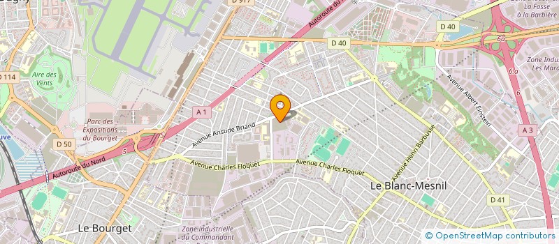 localisation de l'entreprise MS DRIVE&RENT  LE BLANC-MESNIL