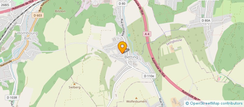 localisation de l'entreprise MS-E-T  BETTING