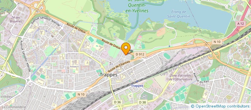 localisation de l'entreprise MS ECHAFAUDAGE  TRAPPES