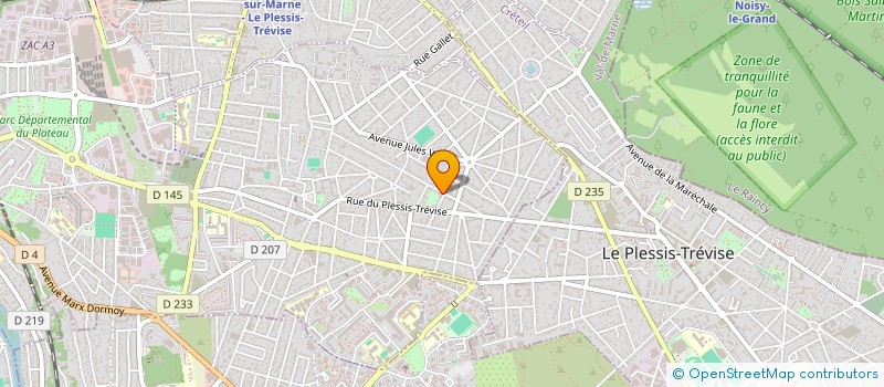 localisation de l'entreprise MS ELEC à CHAMPIGNY-SUR-MARNE